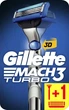 Станок для бритья мужской (Бритва) Gillette Mach 3 Turbo 3D c 2 cменными картриджами - изображение 1