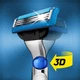 Станок для бритья мужской (Бритва) Gillette Mach 3 Turbo 3D c 2 cменными картриджами - изображение 6