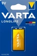 Батарейка VARTA LONGLIFE 9V/6LR61 Alkaline 1 шт. - изображение 1