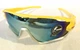 Очки велосипедные Robesbon Jawbreaker 9270 спортивные велоочки Yellow-Blue - изображение 2
