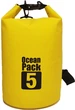 Гермомешок с шлейкой на плечо Ocean Pac Водонепроницаемый 5 л Yellow (PH050356) - изображение 1