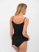 Черная удлинённая майка Jadea 9204 Nero 48(XL) Черный - изображение 2