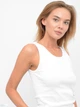 Белая бесшовная майка Jadea 9004 Bianco 52(3XL) Белый - изображение 3