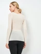 Бежевая кофта лонгслив Jadea 4064 Latte 42(S) Бежевый - изображение 2