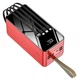 Power Bank iBattery YM-327DX із вбудованим кабелем та ліхтариком на 80000 mAh red - зображення 1