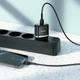 Мережевий зарядний пристрій HOCO N24 Type-C, 20W, 3A, QC/PD з Lightning кабелем та швидкою зарядкою black - зображення 5