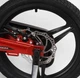Детский двухколесный велосипед CORSO Connect MG-16315 колеса 16" с дисковыми тормозами и дополнительными колесами, Черно-красный - изображение 8
