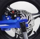 Детский двухколесный велосипед CORSO Connect MG-14014 колеса 14" с дисковыми тормозами и дополнительными колесами, Сине-черный - изображение 7