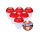 Силиконовые формочки EGG Boiler для варки яиц без скорлупы 6 штук - изображение 8
