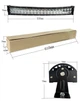 Светодиодная LED балка панорамная дополнительная фара 40 LED 120W C5 Дальний свет изогнутая Autoexpect (01173) - изображение 6