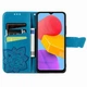 Чехол UniCase Butterfly Pattern для Samsung Galaxy M13 (M135) - Blue - изображение 4