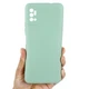 Силиконовый (TPU) чехол Deexe Silicone Case для ZTE Blade A71 - Green - изображение 5