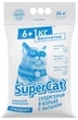 Деревний наповнювач SuperCat СТАНДАРТ для котячого туалету. Світла гранула 6мм, 6+1 кг (4820152564382) - зображення 1