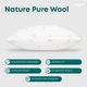 Подушка Balakhome de ПРИРОДА "MEMBRANA PRINT" WOOL (овечья шерсть) 50*70 см (export) - изображение 7