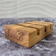 Набор двусторонних разделочных кухонных досок 7 в 1, для рыбы, мяса, овощей с подставкой ясень 30х20 Lasco - изображение 3