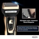 Триммер для усов и бороды ProGemei GM595/2 Машинка для стрижки Gold (M7702000178) - изображение 6