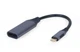 Адаптер Type-C-DisplayPort 4K 60 Гц 0.15m Cablexpert Black (A-USB3C-DPF-01) - изображение 1
