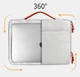 Противоударная сумка-чехол Sweetone для MacBook Air/Pro 13.3-13.6" Серый (ND03S-13GY) - изображение 5