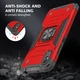 Чехол Protector для Xiaomi Redmi 9A бампер противоударный с подставкой Red - изображение 6