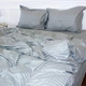 Постільна білизна MirSon Satin Stripe 30-0010 Light Gray 143х210 полуторний (2200005251119) - изображение 2