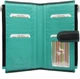 Гаманець жіночий шкіряний Visconti CD23 Jade BLK/AQUA - изображение 3