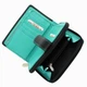 Гаманець жіночий шкіряний Visconti CD22 Ruby BLK/AQUA - изображение 5