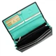 Жіночий шкіряний гаманець Visconti CD21 Topaz BLK/AQUA - изображение 4