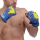 Снарядные перчатки шингарты кожаные Zelart 4224 Blue-Yellow размер XL - изображение 2