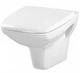 Унитаз подвесной CERSANIT CARINA 548/715 New CleanOn K701-033 с сиденьем Soft Close дюропласт - изображение 1