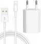 Комплект зарядки для Apple iPhone iPod iPad, Сетевое зарядное устройство 5W USB Power Adapter , Кабель зарядки USB to Lightning - изображение 1