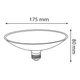 Лампа светодиодная Horoz Electric UFO-15 15W E27 4200K 001-044-0015-060 - изображение 2