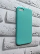 Силиконовый матовый чехол на iPhone 7/8/SE 2020 :: Бирюзовый - изображение 3