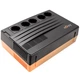 ИБП NJOY Shed 625 (PWUP-LI062SH-AZ01B), Lin.int., 5 x Schuko, USB, пластик - изображение 1