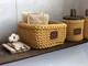 Набор корзин с крышками ZHDANOVA BAGS&HOME горчичный для ватных дисков и палочек - изображение 6