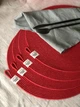 Сервировочный коврик подставка под тарелку ZHDANOVA BAGS&HOME красный - изображение 5