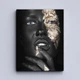 Модульна картина Холстович Black & Gold Woman 90х40 см. Інтер'єрна картина для вітальні, спальні, офісу - зображення 7