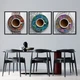 Модульная картина Холстович Abstract Coffee 135х60 см. Картина для гостиной, кухни, спальни, офиса, интерьера - изображение 3