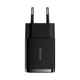 Сетевое зарядное устройство Baseus Compact |2xUSB, 10.5W, 2.1A| Black - изображение 4
