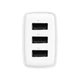 Сетевое зарядное устройство Baseus Compact |3xUSB, 17W, 3.4A| White адаптер с быстрой зарядкой - изображение 5