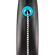 Поводок для собак Flexi Black Design XS трос 3 м (голубой) (4000498033234) - изображение 2