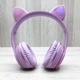 Бездротові Bluetooth-навушники з вушками Deepbass R6 Lilac(Бузковий) - зображення 2
