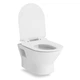 FIESTA RIM унітаз 51*36*40см підвісний без обідка, сидіння тверде SLIM slow-closing - зображення 3