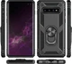 Чехол Shield для Samsung Galaxy S10 Plus / G975 бампер противоударный с подставкой Black - изображение 5