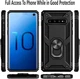 Чехол Shield для Samsung Galaxy S10 / G973 бампер противоударный с подставкой Black - изображение 6