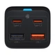 Мережевий зарядний пристрій Baseus GaN3 Pro Desktop Charger 65W + Cable Type-C to Type-C 5A Black (CCGP040101) - зображення 2