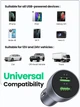 Автомобільний зарядний пристрій Ugreen CD213 36 W 2*USB QC 3.0 3 A Car Charger Темно-синій - зображення 2