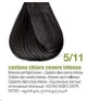 Краска для волос Bbcos Keratin Color 5/11 каштановый светлый интенсивный пепельный 100 мл (8051566447626) - изображение 2