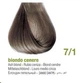 Краска для волос Bbcos Keratin Color 7/1 пепельный блондин 100 мл (8051566443192) - изображение 2