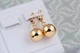 Сережки Xuping Jewelry кульки 2.8 см золотисті - зображення 3