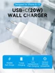 Зарядное устройство Vention USB Type C + QC4.0 (20W) White (FADW0-EU) - изображение 3